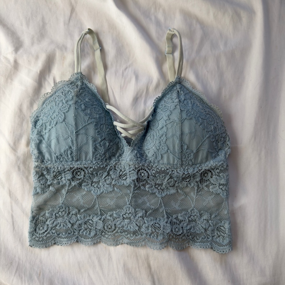 Lace Bralette in Light Blue 🩵